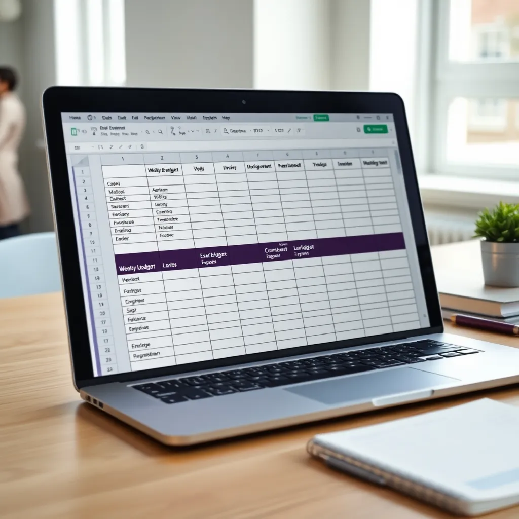 Moderne versie van enveloppen-systeem met digitale tools