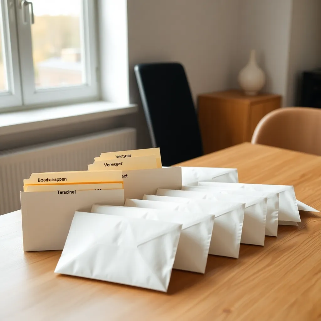 Smartphone met Nederlandse budget apps op scherm